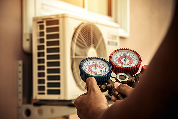 Professional Hvac technician working in Amity, PA